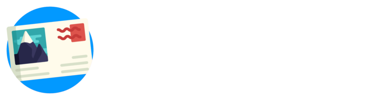 Postaly Logotipo Blanco